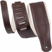Levys M26GP-DBR-CRM Usijni kitarski pas Dark Brown/Cream