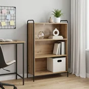 vidaXL Knjigovni omar 55,5 x 33 x 174 cm Inženirski les Artisan hrast