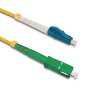Qoltec optični patchcord LC/UPC - SC/APC | enomodni | 9/125 | G652D | simpleks | 1 m