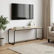 vidaXL TV stojalo 113.5 x 35.5 x 42 cm Sonoma hrast Inženirski les