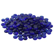 vidaXL Stekleni nugget 17-19 mm Kobaltno modra Steklo