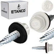 Kmečki vijaki GTO2 Z14 4,8x20mm RAL 9010