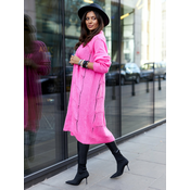 Pink cardigan By o la la cxp1126.hotpink