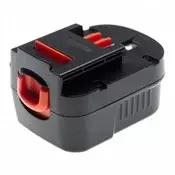 Baterija za Black & Decker A12/PB12/A1712/FSB12, 12 V, 3.0 Ah