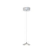 LED Lestenec na vrvici ELLIPSE LED/5W/230V krom