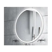 SAM CRO kopalniško ogledalo z LED osvetlitvijo Prosperos 58 R 61-P-HC2011-580, 58x58 cm