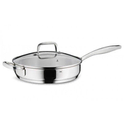 Kela Ponev iz nerjavečega jekla s pokrovom KL-10185 Frying pan with lid, stainless steel 18/10 FLAVORIA 24 cm