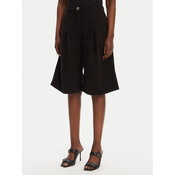 PINKO Bermuda kratke hlače Pascal 105245 A2M8 Črna Relaxed Fit