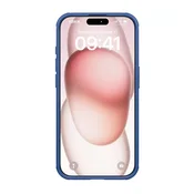 NILLKIN Maska za telefon Super Frosted Shield Pro za iPhone 15 Pro Max (sa otvorom logo) plava