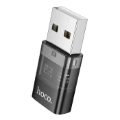 Hoco USB-A na USB-C adapter Hoco UA36C, prozoren, črn