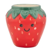 Keramičen okrasni cvetlični lonec o 10 cm Strawberry – Sass & Belle