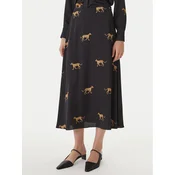 LOLA CASADEMUNT Maxi krilo LS2608008 Črna Regular Fit