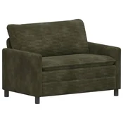 Vidaxl Kavč Zelena 126 x 81 x 87,5 cm Poliester