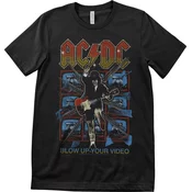 AC/DC Majica Blow Up Your Video Unisex Black XL