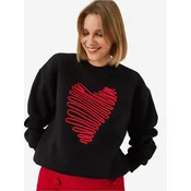 Bianco Lucci Majica Sweatshirts črna