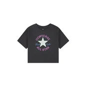 CONVERSE Majica lila/črna/bela