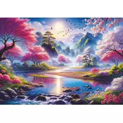 Art puzzle - Puzzle Cherry Blossom Walley - 1 500 kosov