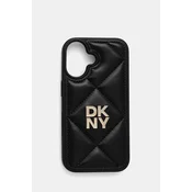 Etui za telefon Dkny iPhone 16 6.1 boja: crna, DKHCP16SPQDSLK