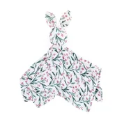 PETITE&MARS Crkljalnik bambusov muslin Hugo Pink Meadow 0m+