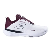 Moška obutev za tenis Babolat SFX Evo Clay Men White/Burgundy EUR 44,5