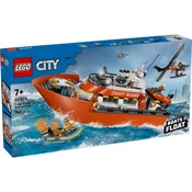 LEGO® City: Spasilački čamac i helikopter obalne straže (60504)