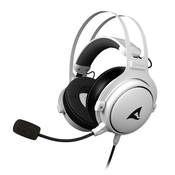 Sharkoon SGH50 Multiplatform Gaming Headset (white) – with modular cable, compatible with PS4/5 and Xbox Series S/X (white)