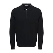 Only & Sons Pulover ONSLOUI črna