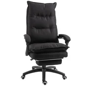 Homestar Pisarniški stol ergonomski pisalni stol z masažno funkcijo 70x62x120-130 cm črn