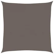 Vidaxl Senčno jadro 160 g/m2 antracitno 7x7 m HDPE