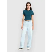 Volcom Weellow II Denim Jeans bleached aqua