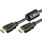 Goobay HDMI KABEL Z ETHERNET IN FERITNIM JEDROM, 3 M