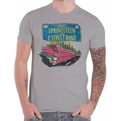 Bruce Springsteen Majica Pink Cadillac Unisex Heather Grey M