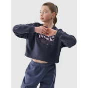 Girls cropped sweatshirt 4F