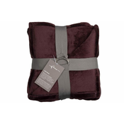 Fine Okrasno posteljno pregrinjalo SOFT VELVET 153 bordo, 140x200 cm