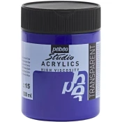 Pébéo Studio Fine Akrilna barva Dark Ultramarine Blue 500 ml 1 kos