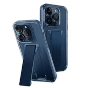 UNIQ Ovitek za iPhone 15 Pro UNIQ Heldro Mount s stojalom, moder