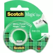 Ljepljiva traka, raspršivač, priručnik, 19 mm x 7,5 m, 3M SCOTCH Magic Tape 810 7100093940