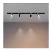Brilagi - Reflektorska svetiljka u šinskom sistemu HUSKY 4xGU10/10W/230V crna
