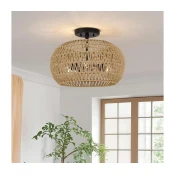Quoizel QZ-CASABLANCA-3SF-PBZ - Plafonsko svetlo CASABLANCA 3xE27/60W/230V