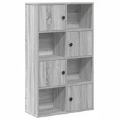 Vidaxl Knjižna omara siva sonoma 60x24x101,5 cm inženirski les