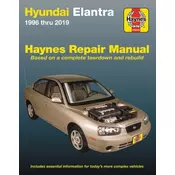 Hyundai Elantra 1996 Thru 2019 Haynes Repair Manual