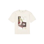 GARCIA Majica temno rjava/zelena/temno rdeča/off-bela