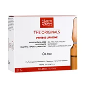 MartiDerm The Originals Proteos Liposome, vlažilni serum z antioksidanti za mastno kožo v 10 ampulah po 2 ml