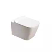 BELNEO viseča brezrobna WC školjka z desko s počasnim zapiranjem MS2350