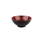 APS ASIA Plus skleda, črna/rdeča, prostornina: 0,60 litra, 70 mm, o: 160 mm