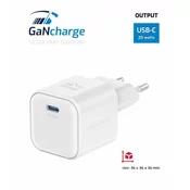 SWISSTEN NETWORK ADAPTER GaN 1x USB-C 20W DOBAVA ENERGIJE BELA