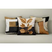Aberto Design Set dekorativnih jastucnica Asr_plw25-55, 43x43 cm, 3 komada, Šarena