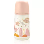 Suavinex Dreams SX Pro Physiological M steklenička za dojenčke 3 m+ Medium Flow - Pink 270 ml