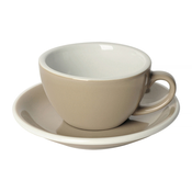 Loveramics Egg - Cappuccino 200 ml Cup and Saucer - Taupe