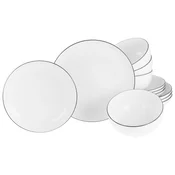 Creatable Jedilni Servis All Round Black Line, 12-Delni